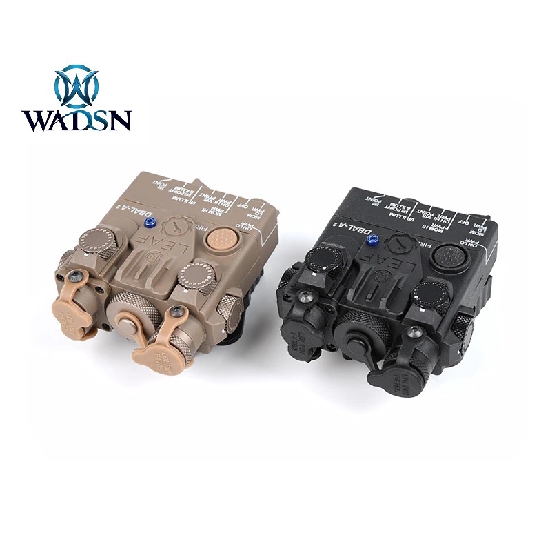 Hộp đèn pin WADSN PEQ 15A DBAL A2 Red/Green Laser