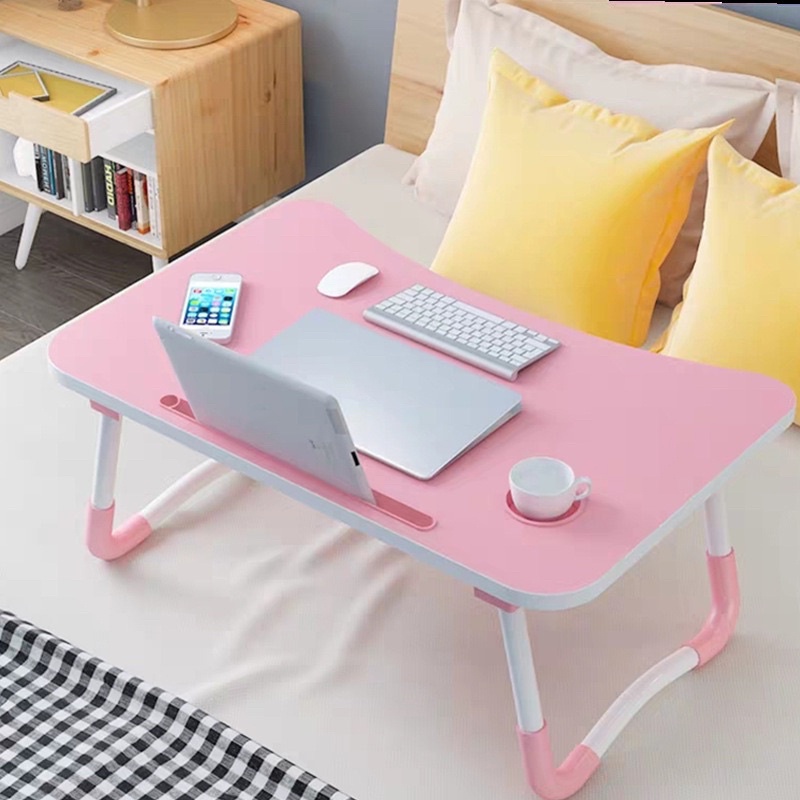 Bàn học gấp gọn thông minh có khe cắm ipad kèm bút