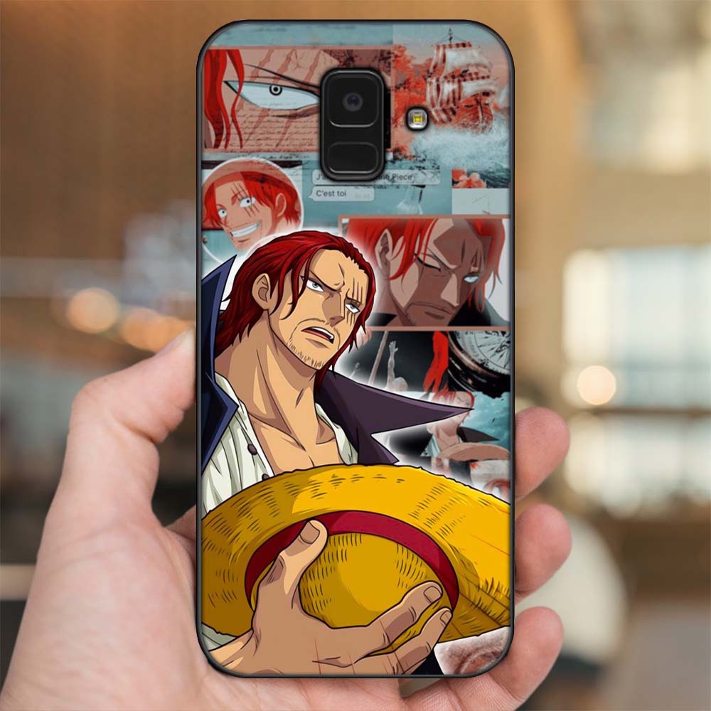 Ốp lưng Samsung A5 2018, A6 2018, A8 2018, J6 2018, A8 Plus Shanks One Piece Đảo Hải Tặc