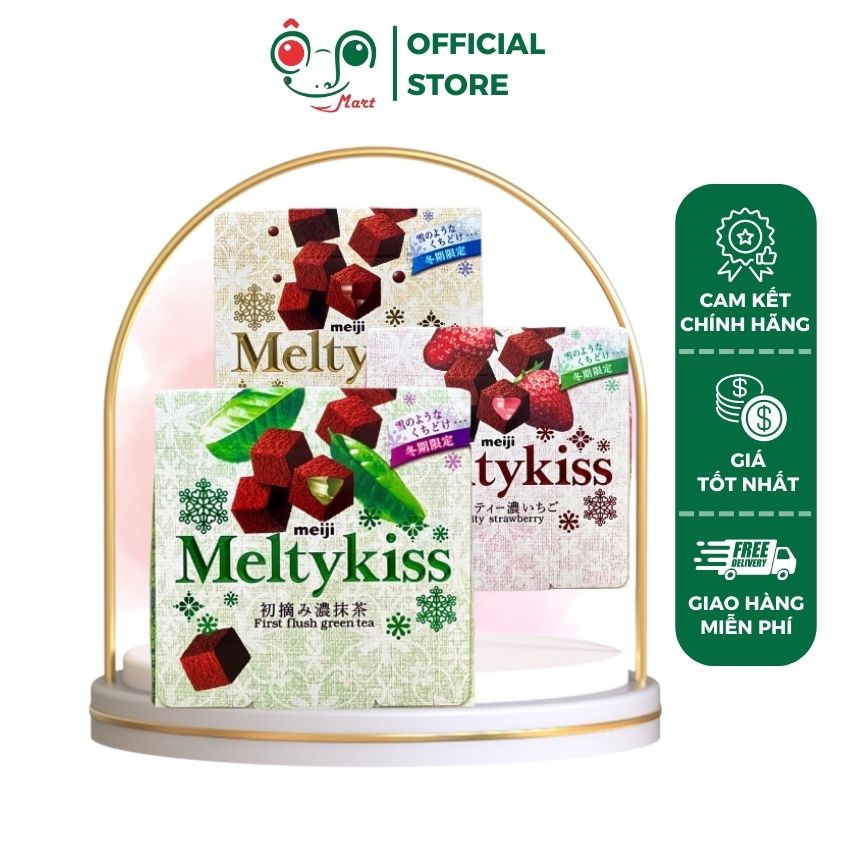 Bánh socola tươi Meiji Melty Kiss Nhật Bản