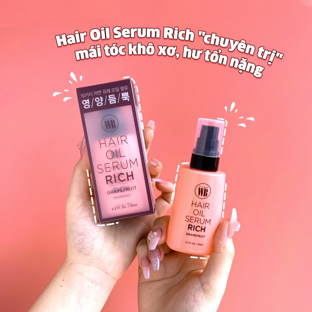 Tinh Chất Dưỡng Tóc Wonder Bath Grapefruit Hair Oil Serum (65ml)
