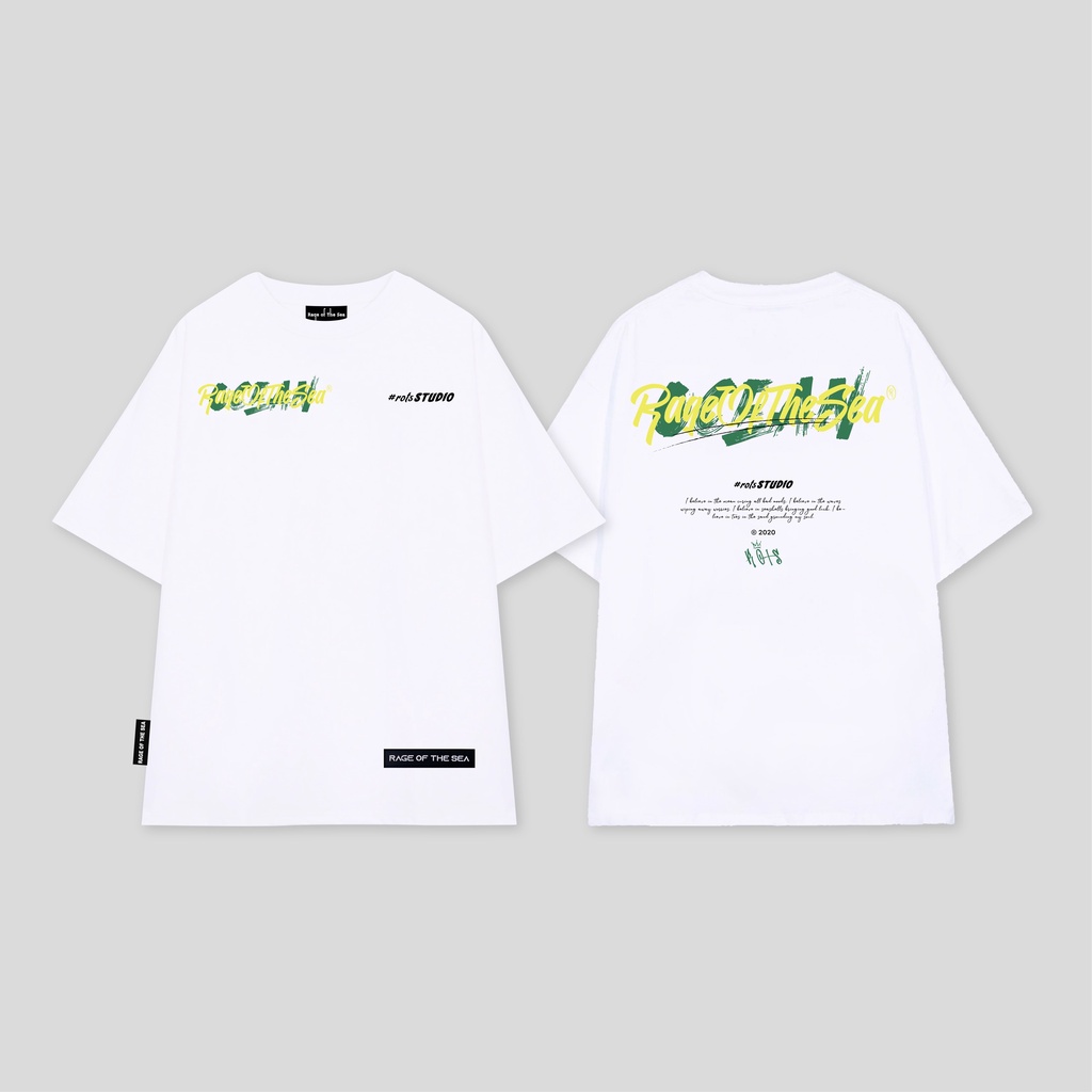 ÁO THUN T-SHIRT UNISEX RAGE OF THE SEA (ROTS STUDIO) "OCEAN" | BigBuy360 - bigbuy360.vn