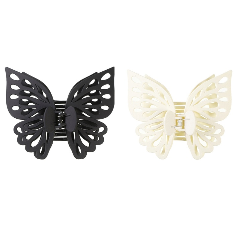 Set 2 Kẹp Tóc Càng Cua Lớn Chống Trượt Giá Đỡ