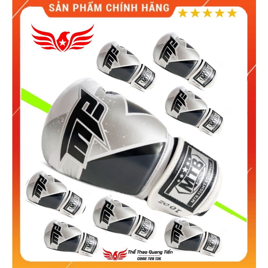 Găng tay Boxing Max MTB màu trắng