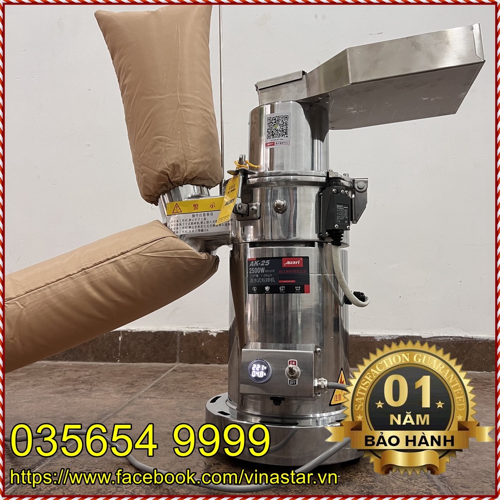 Máy xay nghiền dược liệu 6 búa đập DF45 , Máy Xay Thuốc Bắc , Tam Thất