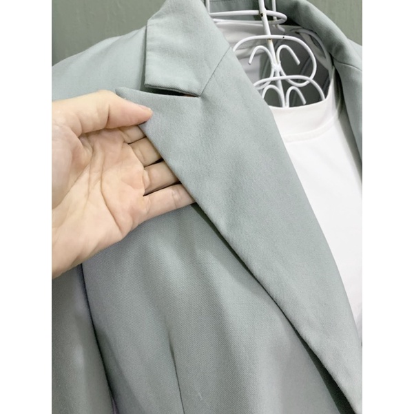 Áo khoác vest / blazer màu xanh mint