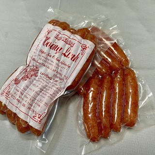 Lạp xưởng tôm hoàng linh 1kg, lạp xưởng tươi, làng nghề đặc sản cần giuộc, long an