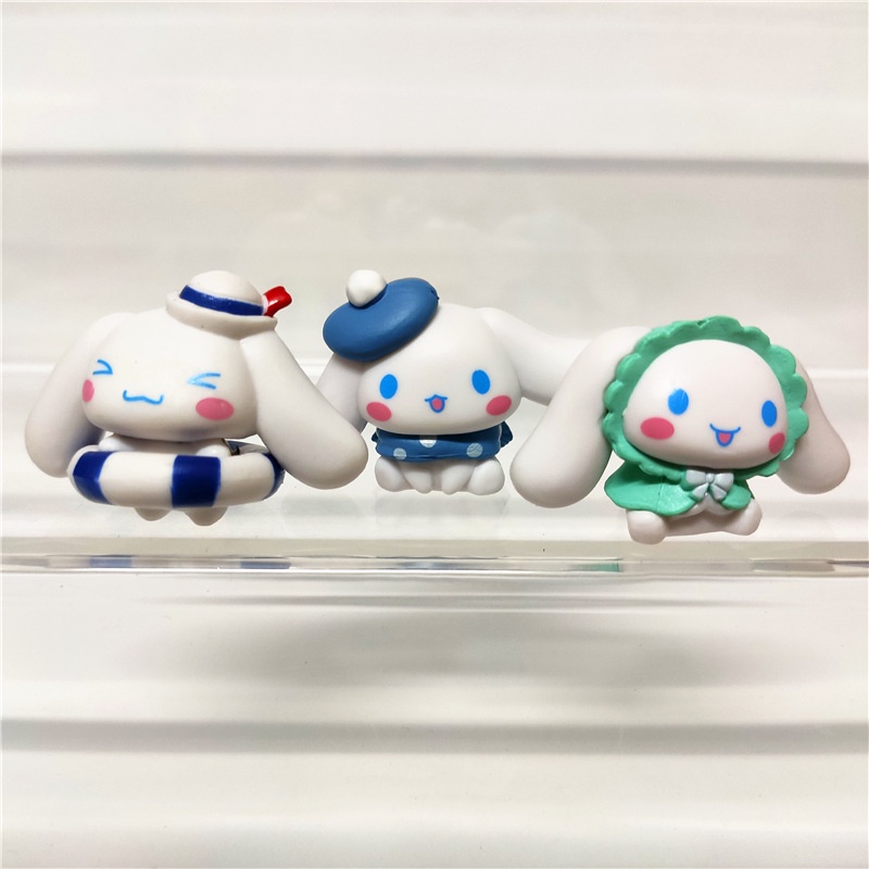 Set 1 5 Mô Hình Nhân Vật Hoạt Hình Sanrio Cinnamoroll Trang Trí Bánh Kem Sinh Nhật PG1