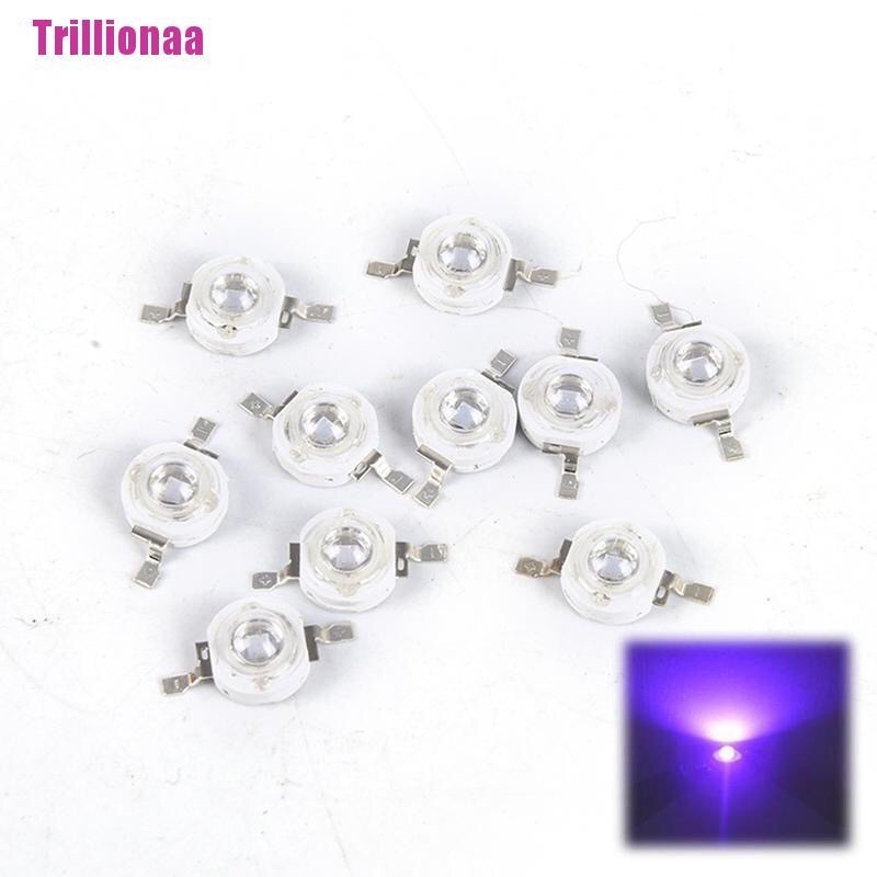 10 bóng uv led tròn 3v 3w