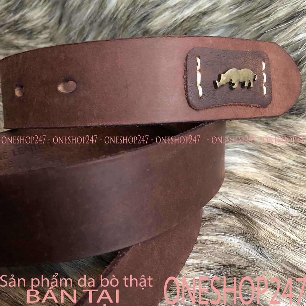 Thắt lưng nam nguyên sợi chắc chắn bền đẹp A91TL, 100% da bò thật