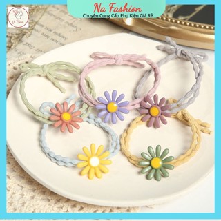 Dây buộc tóc hoa cúc ♥️freeship♥️ dây chun cột hoa cúc dễ thương - thun buộc tóc kiểu hàn quốc siêu đẹp