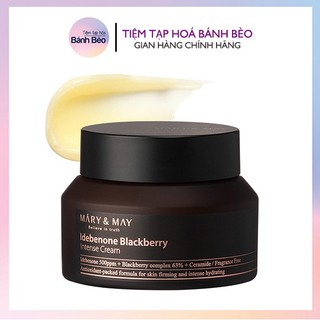 Kem dưỡng ẩm chống lão hoá Mary & May Idebenone Blackberry Intense Cream 70g Mary&May Maryandnmay