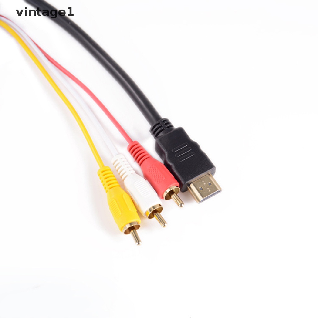 Cáp ChuyểN ĐổI Âm Thanh / Video HDMI Sang 3 RCA AV 1.5m - Vintage 1080P HDTV Chuyên DụNg