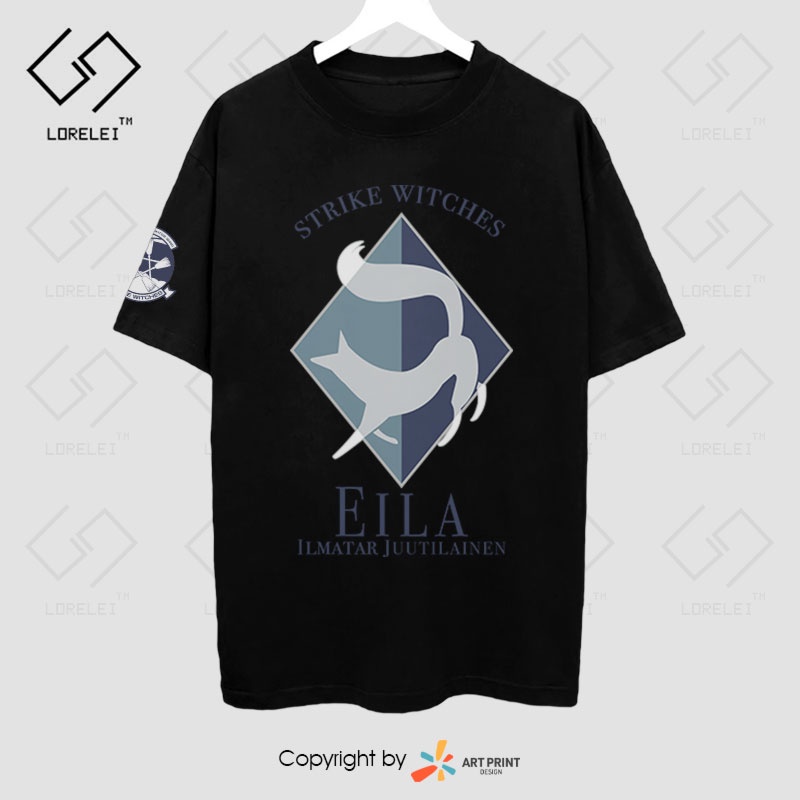 Áo thun Strike Witches: Road to Berlin Eila Ilmatar Juutilainen  ngắn tay