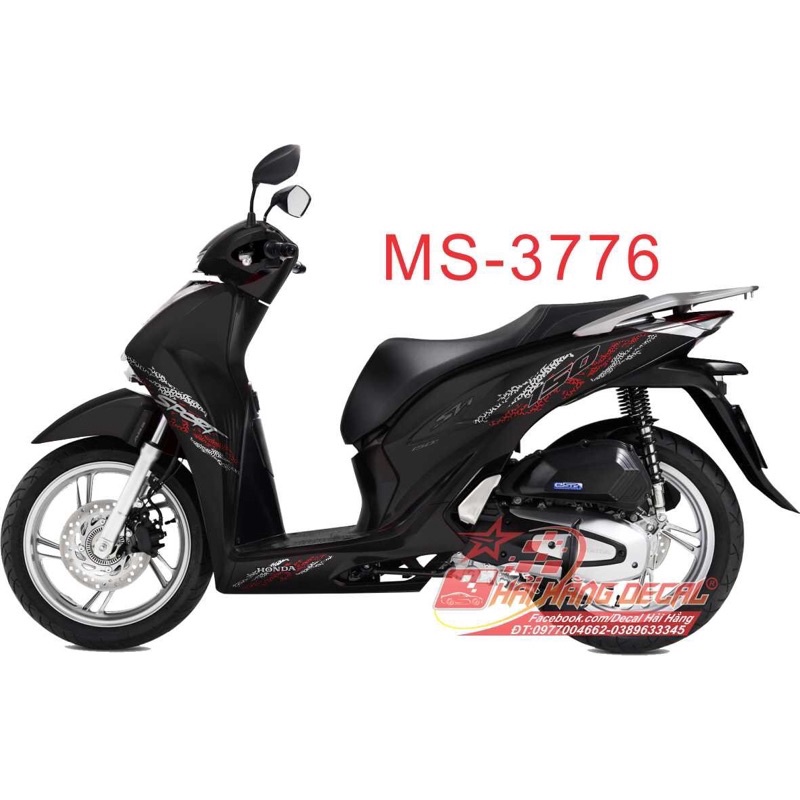 Tem rời SH Sport 150 đời 2020-2022 ( Hàng 3 Lớp ).Decal Hải Hằng.