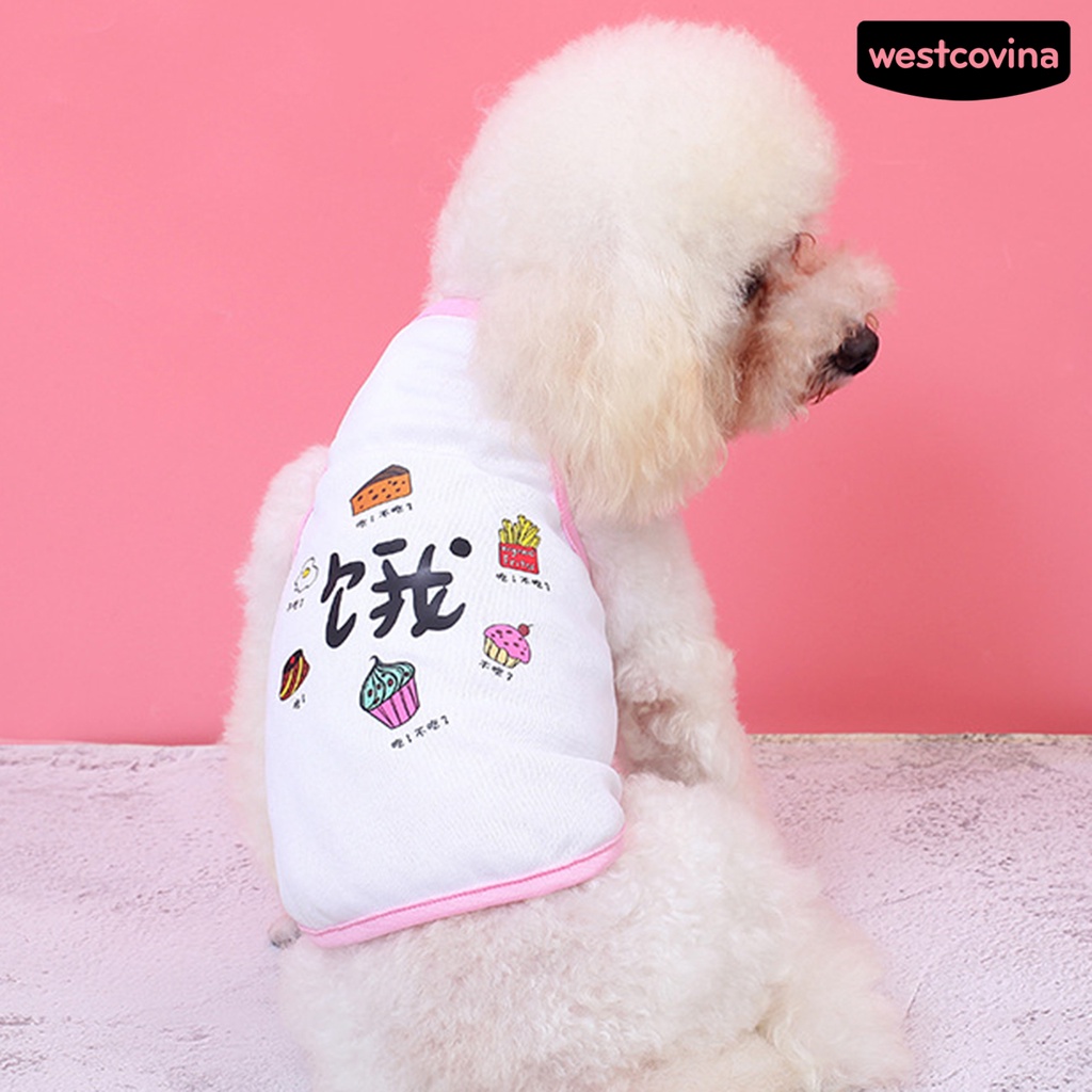 [COD]♘Áo Thun MùA Hè Cho Thú Cưng