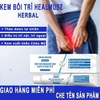 Kem Bôi Trĩ thảo dược HEALMUSZ herbal xuất Mỹ Kháng Khuẩn Giảm Ngứa