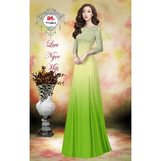 vải áo dài Ombre