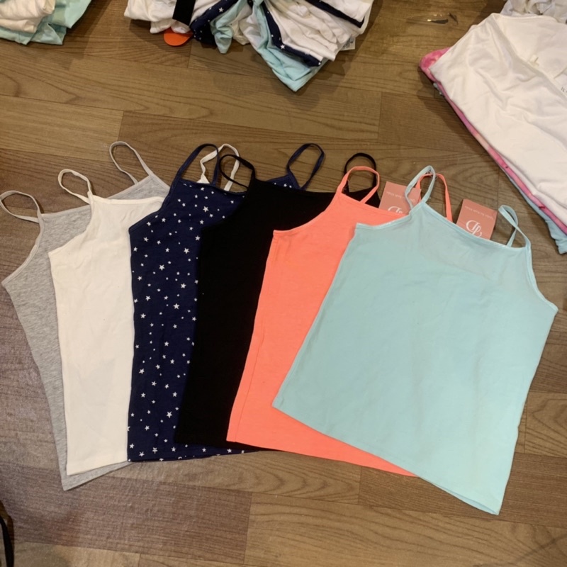 Áo dây cotton bé gái nhí nhỡ lỗi