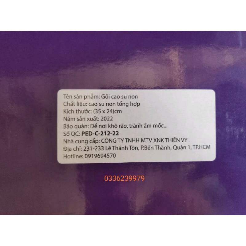 GỐI CAO SU NON CHO BÉ - Quà tặng từ Pediasure