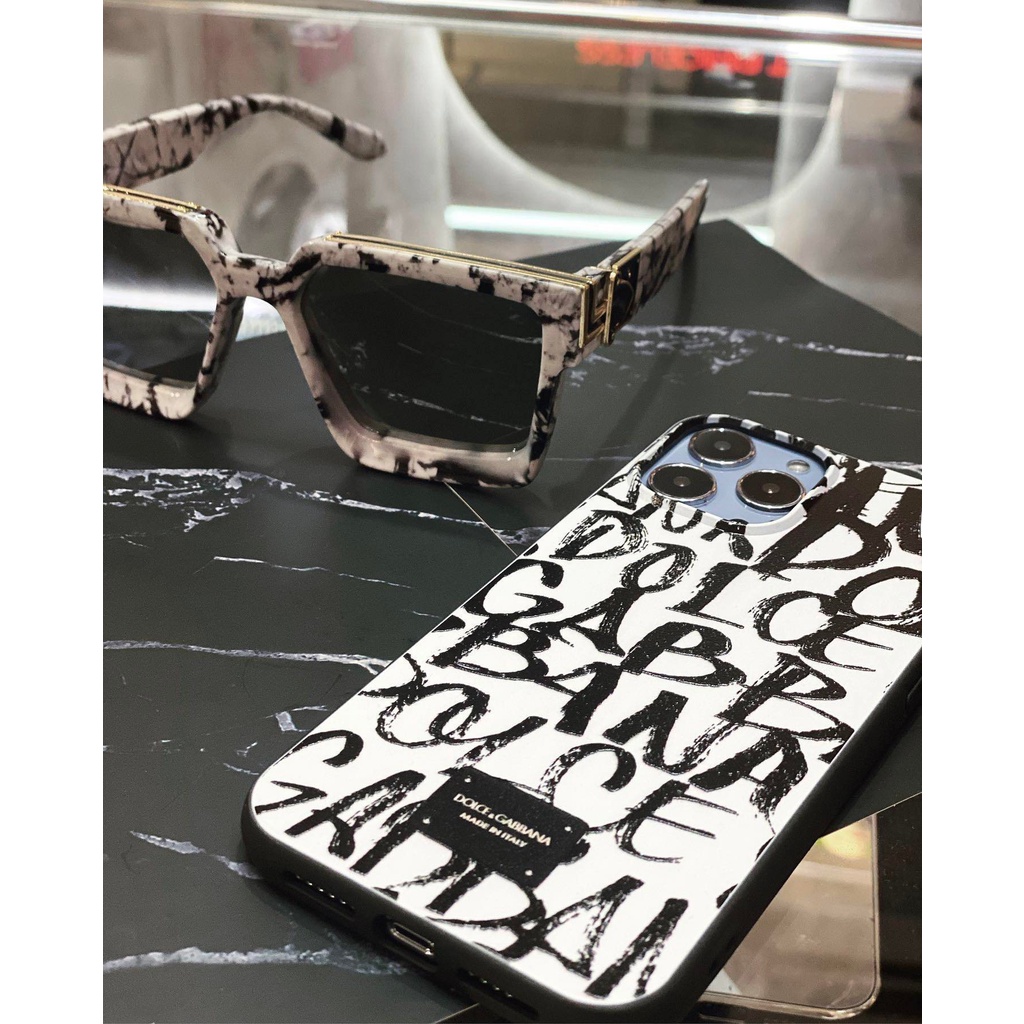 Ốp lưng Iphone D0lce Gabbana monogram Xs, 11Promax, 12Promax, 13Promax, 14Pro, 14Promax