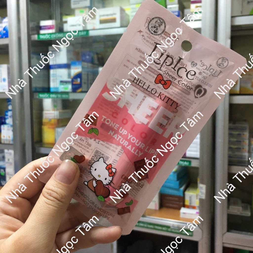 Son dưỡng môi LipIce Sheer Color Q Choco Mint - Sô cô la bạc hà
