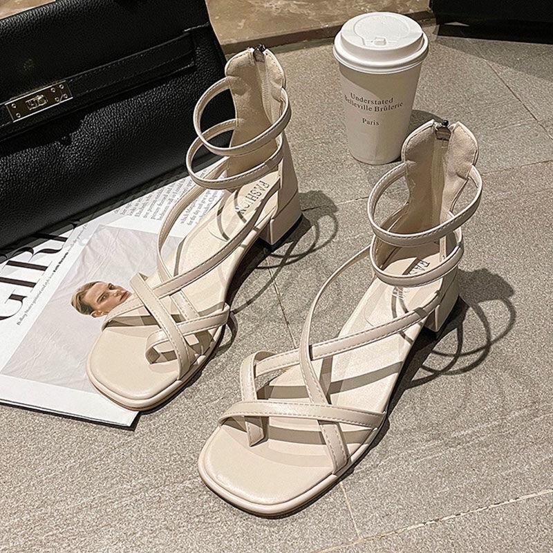 Giày sandal chiến binh cao gót Quảng Châu