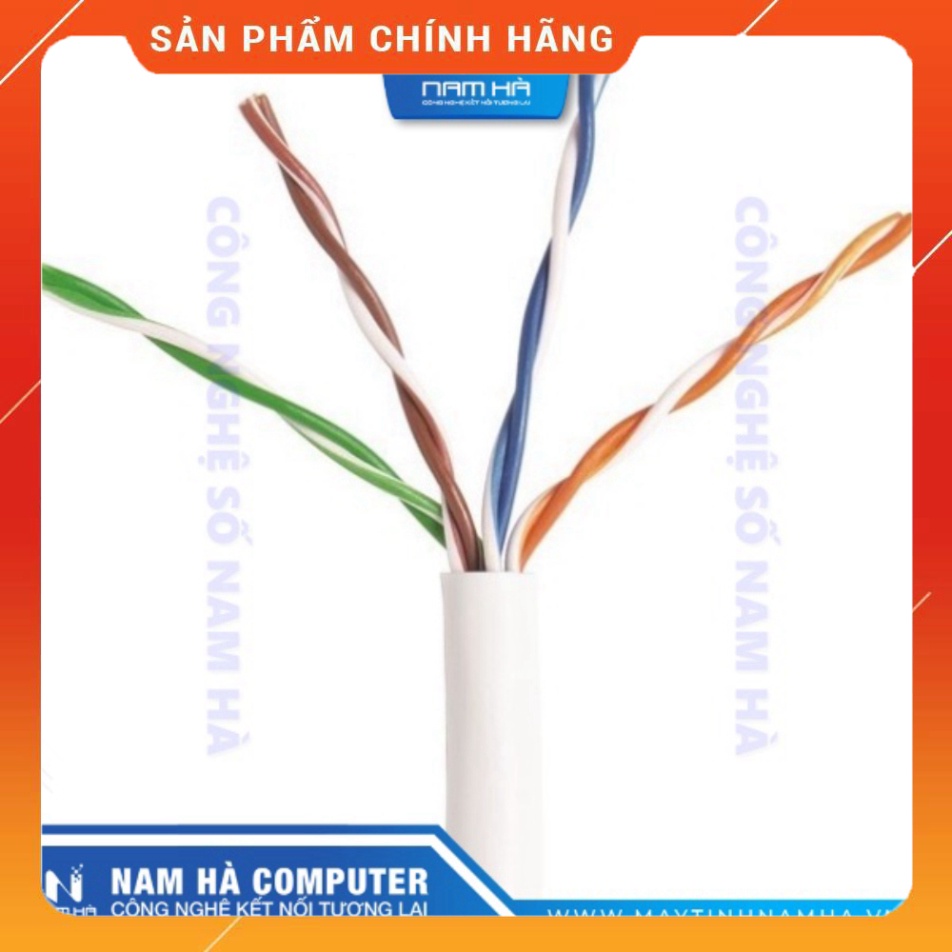 ATA Dây Mạng cat5e DONGSUNG Lõi Đồng thuần chất 0.42mm đường truyền vận tốc Gigabit Cuộn 305M ATA