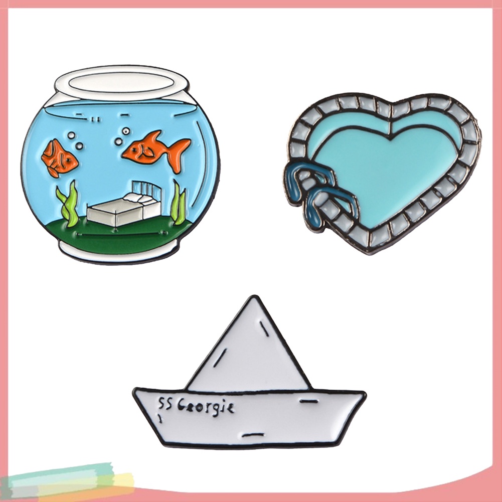 Ghim Cài Áo Hình Con Cá Nhiều Màu Sắc Thời Trang Cho Nữ