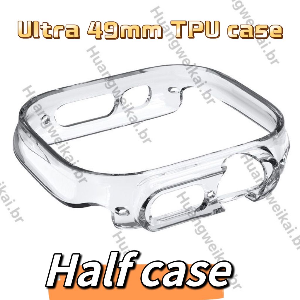 Nửa Ốp lưng đồng hồ 9 siêu silicon mềm tpu cho đồng hồ thông minh 3 4 5 6 7 8 9 ultra se bao gồm đồn