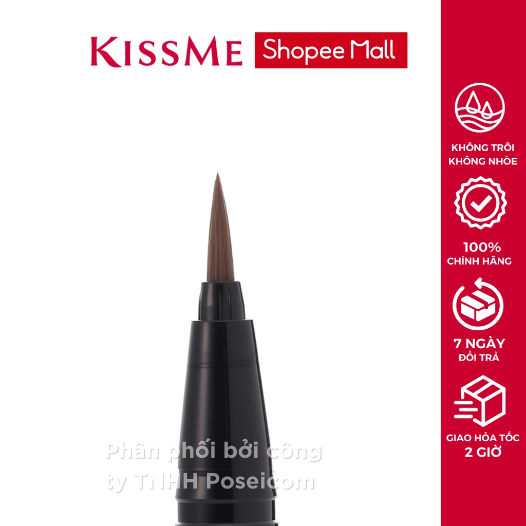 Bút Nước Kẻ Lông Mày Kissme Siêu Bền Chống Thấm Nước Trong 24H Kissme Heavy Rotation Tint Liquid Eyebrown 0.4ml