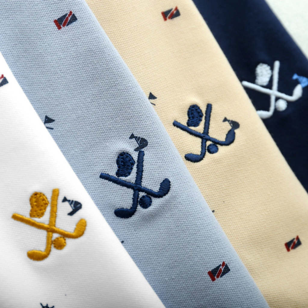 Áo thun cổ bẻ nam hoạ tiết thêu logo ngực cao cấp Pigofashion SPMAHT31-1