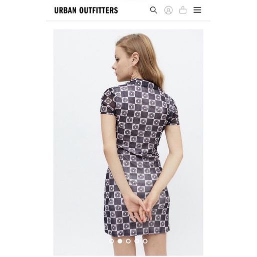 Đầm body họa tiết nhún 2 lớp xuất dư xịn