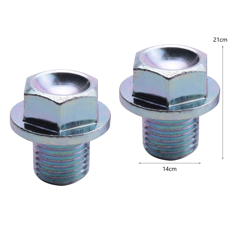 Set 2 Nút Bu Lông Xả Dầu Kèm Vòng Đệm Cho Acura Honda Accord Civic 90009-R70-A00