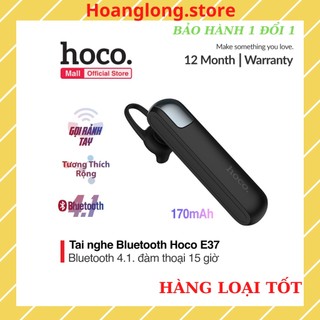 Tai nghe bluetooth wireless v4.1 wt hoco e37 - 170mah - không dây, âm thanh sống động