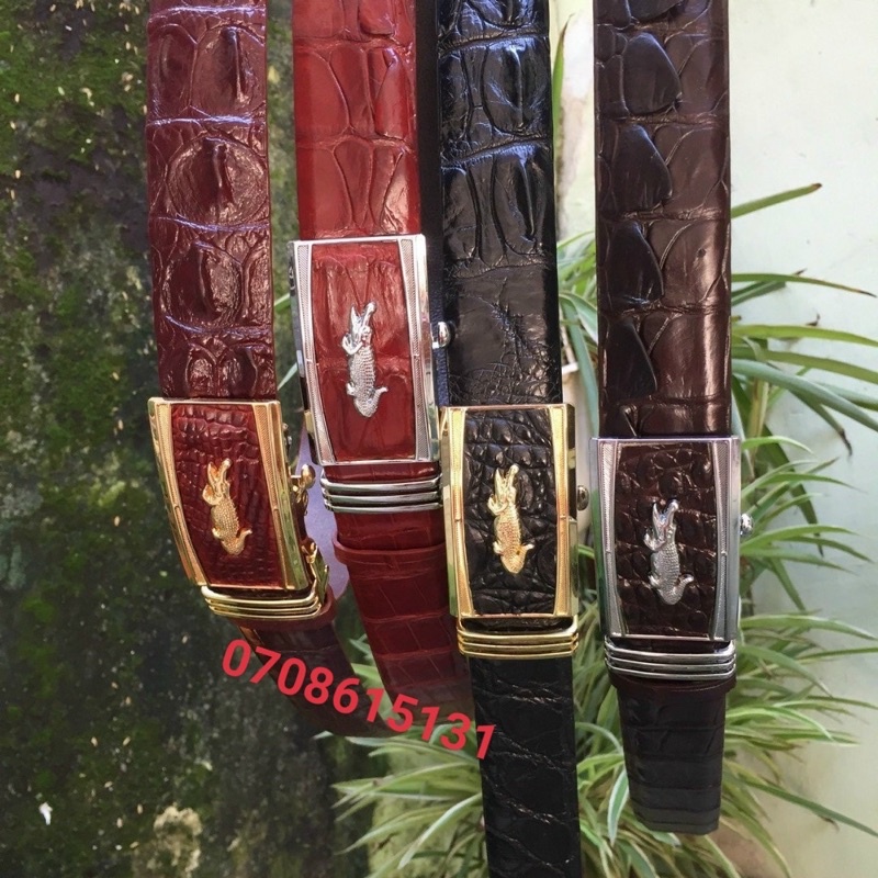 THẮT LƯNG DA CÁ SẤU NỐI