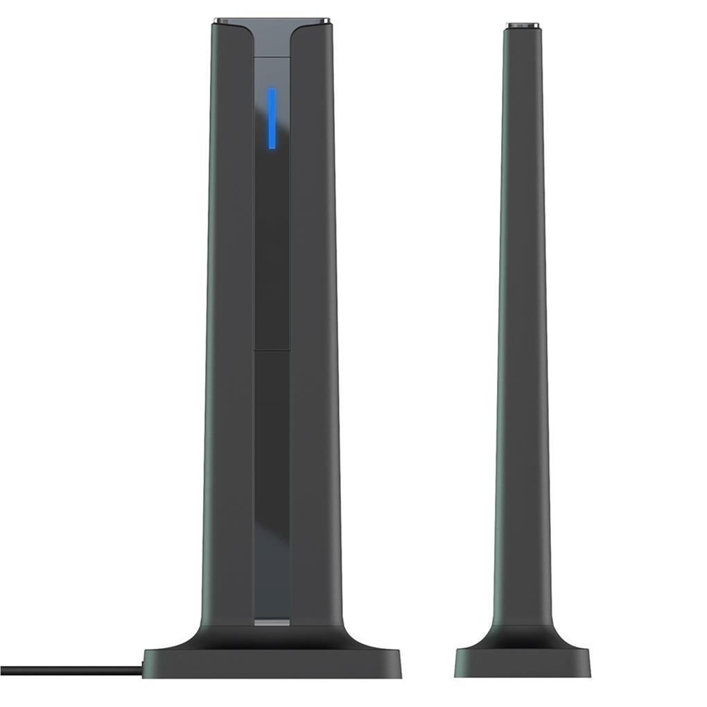 Ăng Ten Khuếch Đại Tín Hiệu Màu Đen 50 Đến 80 Dặm Chuyên Dụng Cho TV Gia Đình