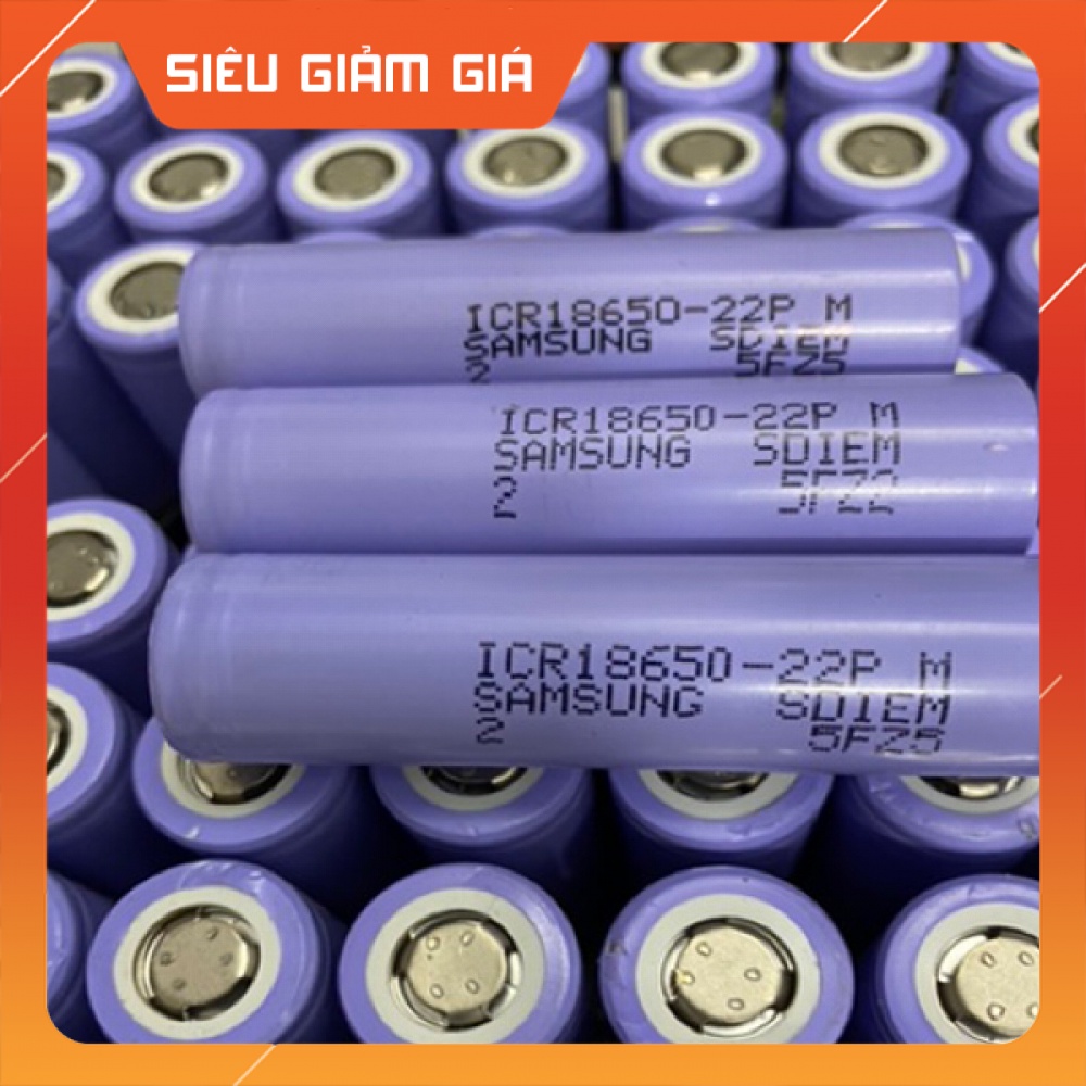 Cell Pin 18650 Samsung 22P dung lượng 2800-3500mAh xả 15A tháo khối [ Shop Mới Ưu Đãi ]