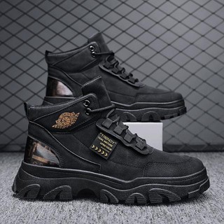 Giày boot nam màu đen và màu cát trendy gn411 - gn412 - gn448