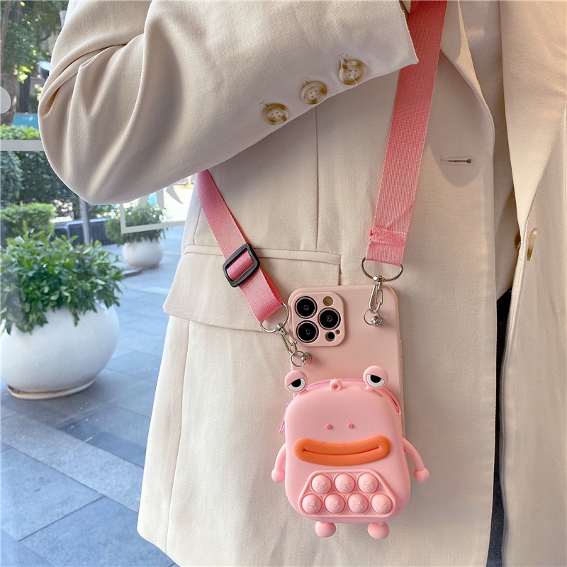 Ốp Điện Thoại Dẻo Họa Tiết Chú Ếch Dễ Thương Cho IPHONE 14 13 Pro MAX 5 5S 5SE 6 6S 7 8 PLUS XS MAX XR 11 12 MINI