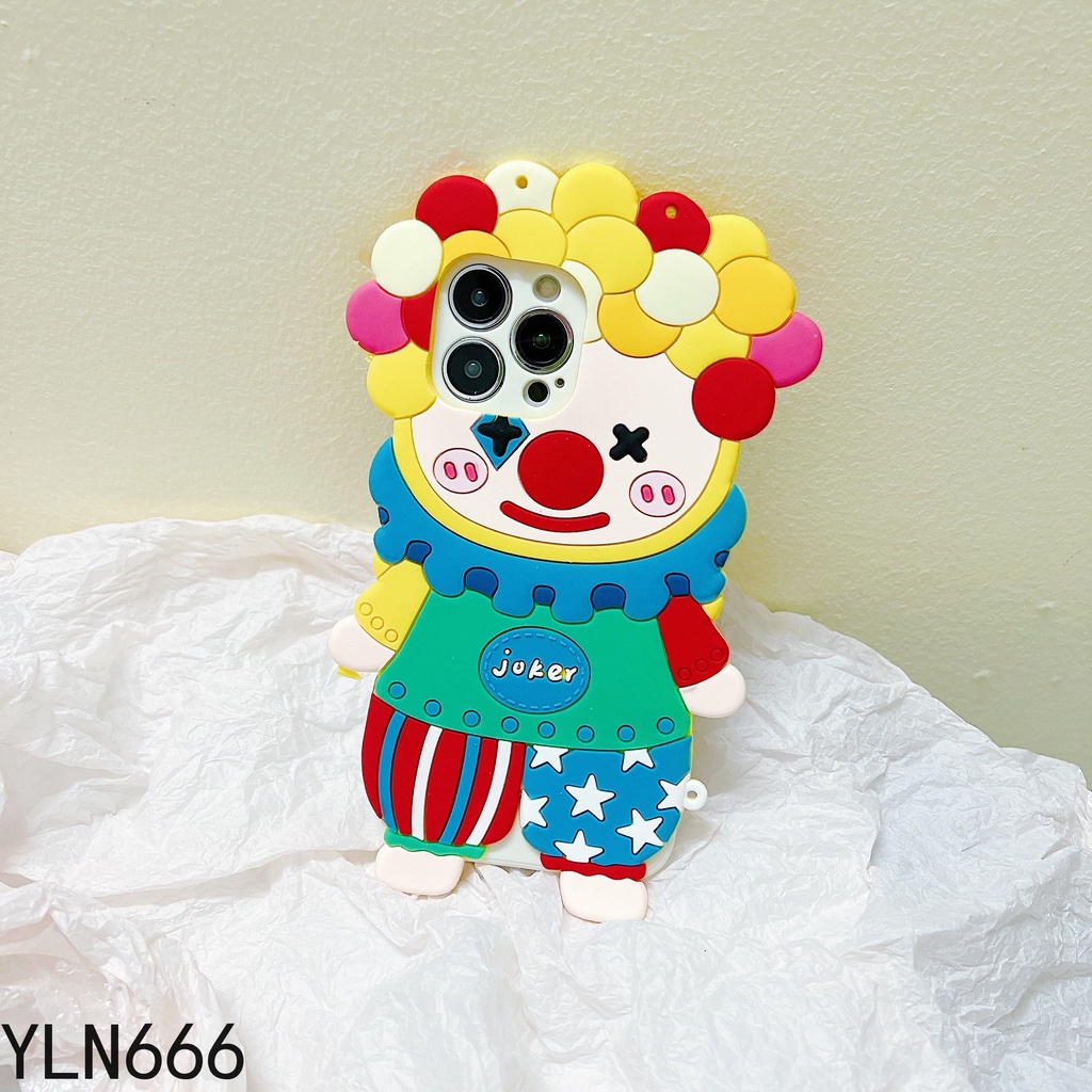 Ốp Điện Thoại Hình Chú Hề Cho OPPO Reno 7 7Z 7PRO 8 8Z 8PRO 6 6Z 6PRO 5 5Z 5PRO 5F 4 4F 4PRO 4Z 4SE 3 2 2Z 2F LITE R15 R17