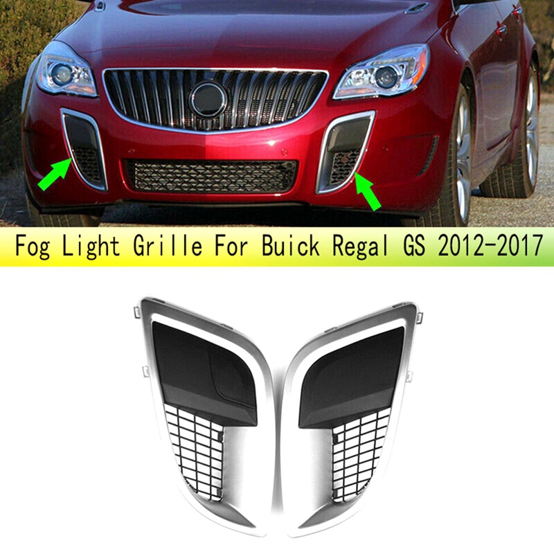 1 Vỏ Bọc Đèn Sương Mù Phía Trước Bên Phải Bằng Nhựa Cho Buick Regal GS 2012-2017