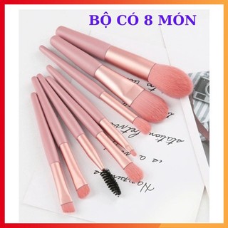 Set 8 cọ trang điểm lông mềm nhỏ gọn
