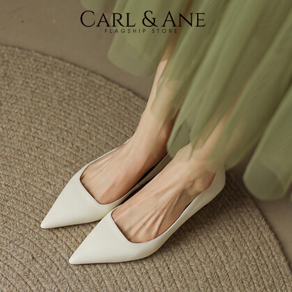 Carl & Ane - Giày cao gót mũi nhọn gót cao 5cm kiểu dáng công sở basic _ CP017