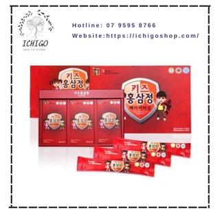 Nước hồng sâm Baby Sanga Hàn Quốc dành cho trẻ em hộp 30 gói x 10ml