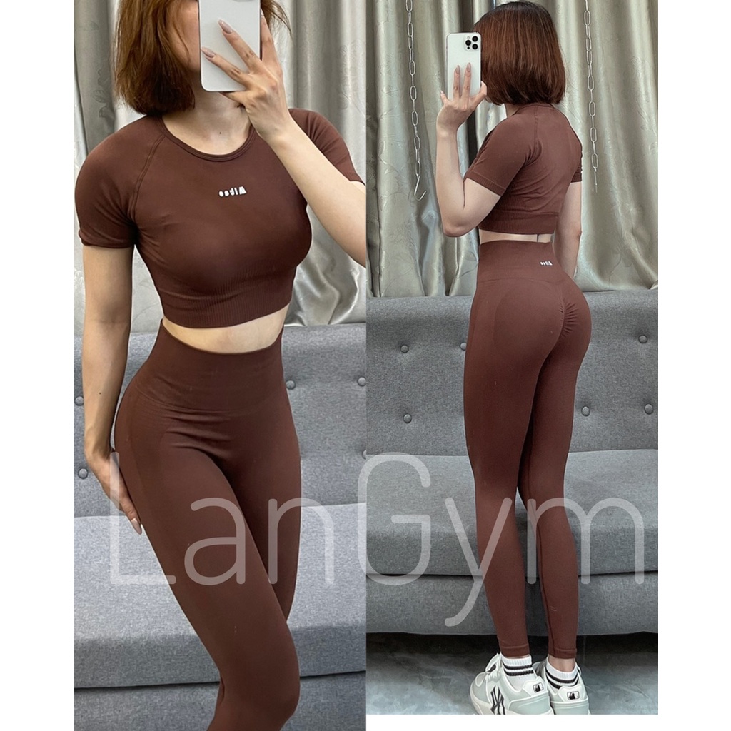 Bộ đòg tập thể thao . Set tập Gym, Yoga, Erobic. Bộ Mitao Mill Crt