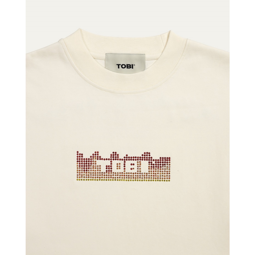 Áo Thun Tay Lỡ Đính Đá Flame TOBI