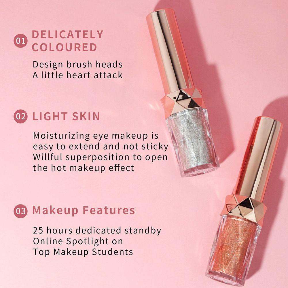 Phấn Mắt Dạng Lỏng Ánh Kim Lấp Lánh Trang Điểm Dự Tiệc