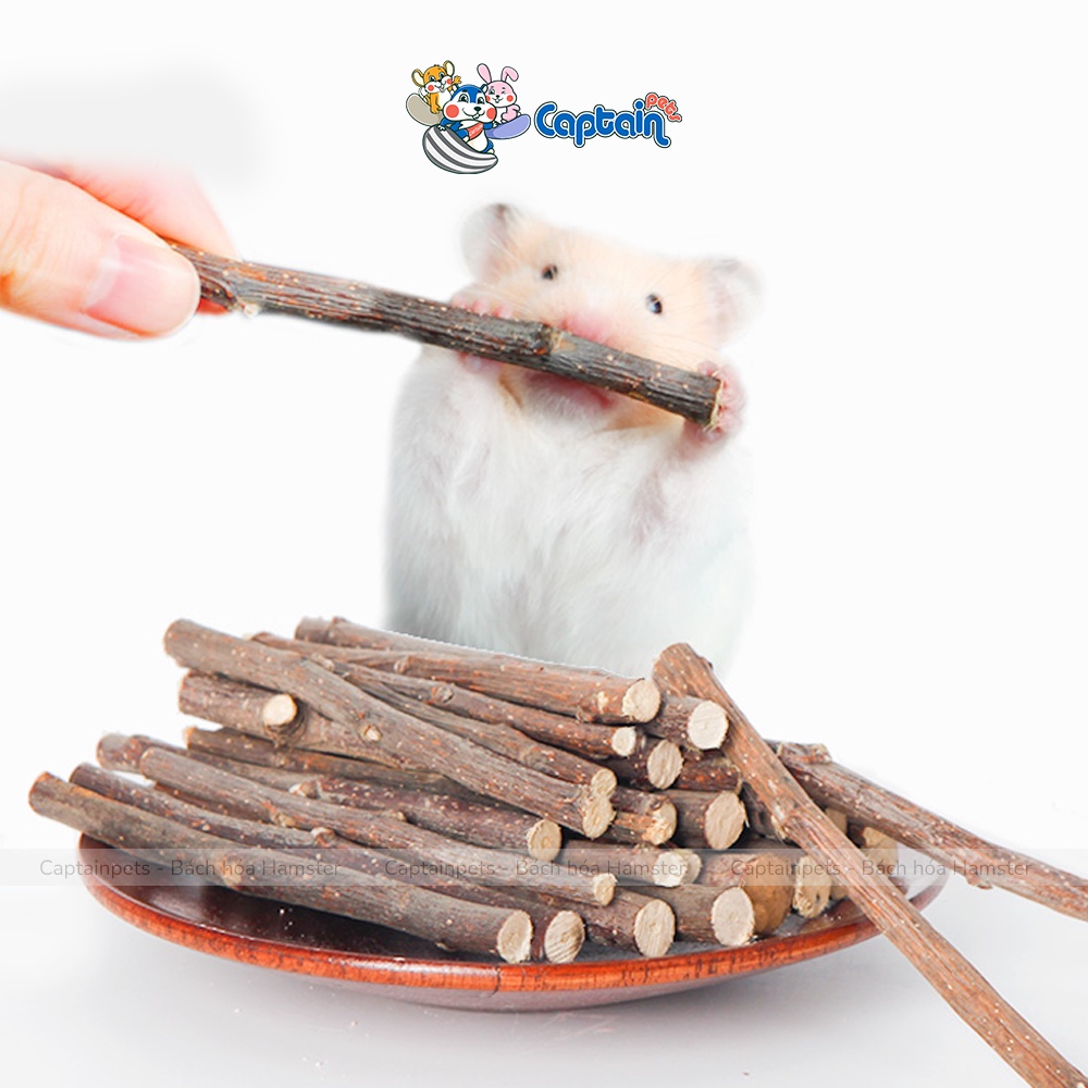 Đồ Ăn Vặt Cho Hamster - Gỗ táo mài răng 50g