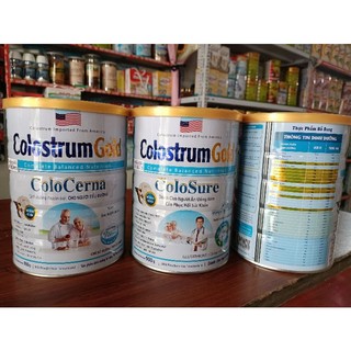 Sữa bột colostrum gold tổ yến cho người lớn tuổi loại 900g